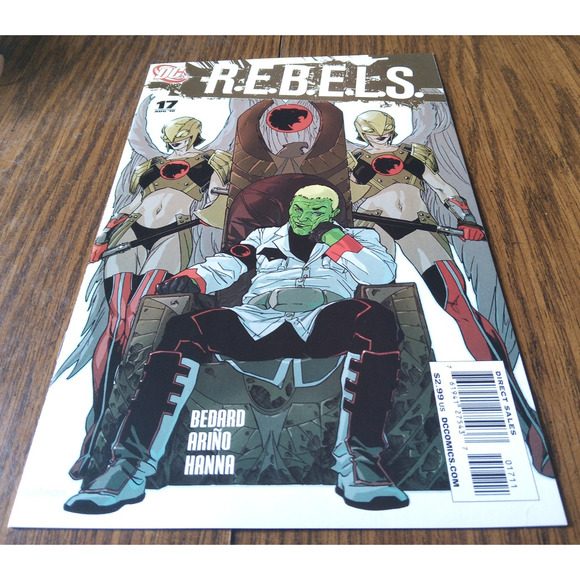 R.E.B.E.L.S. #17 (August 2010 DC Comics) - Picture 1 of 3